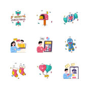 Generic Sticker Color Lineal Color